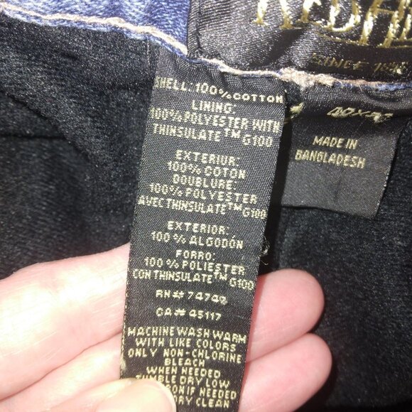 Redhead Thinsulate Fleece Lined Jeans Size 40x30 - Picture 8 of 9